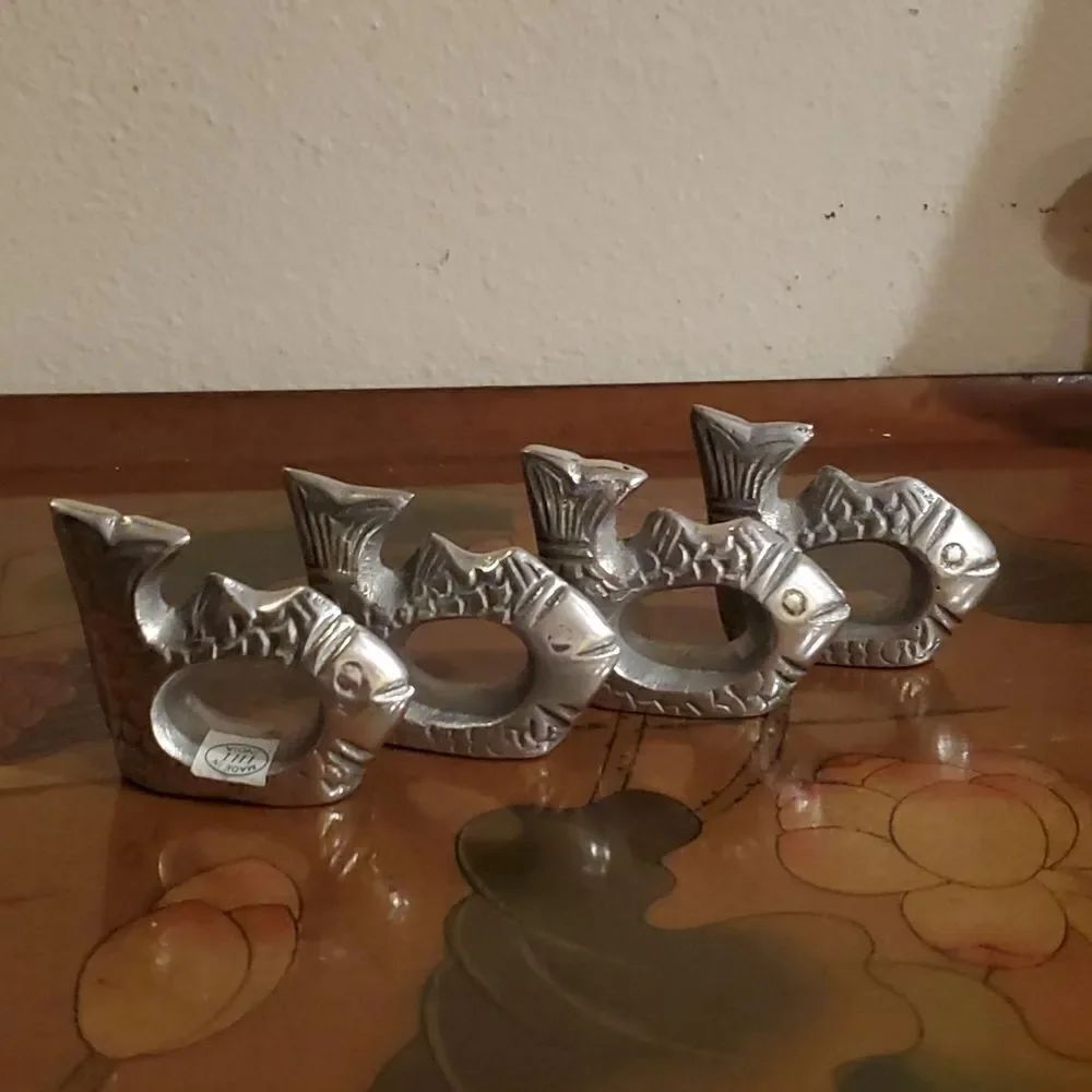 Fish Napkin Rings Set of 4